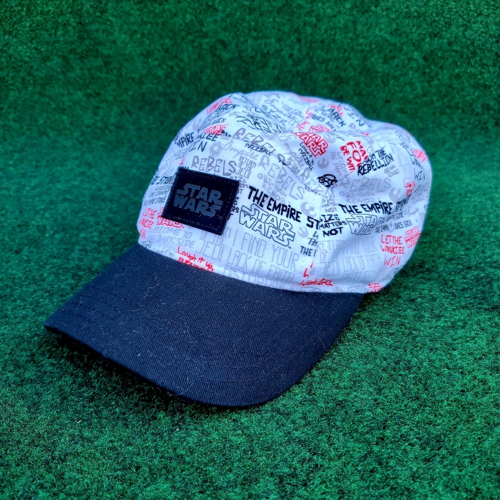 Disney Parks Star Wars Painter's Style Adjustable Cap Hat Cotton/Polyester